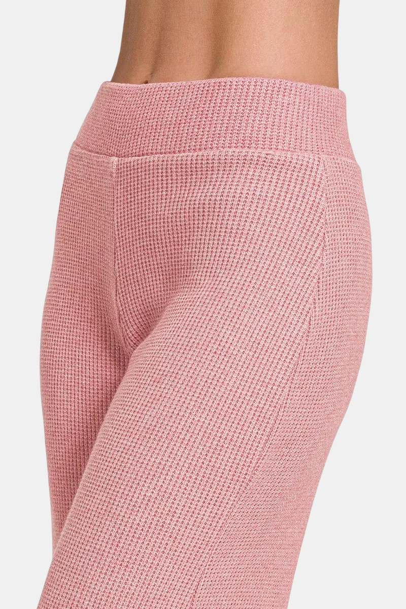 Sweater Boxy Top & Long Pants Set / CLASSIC BLUE