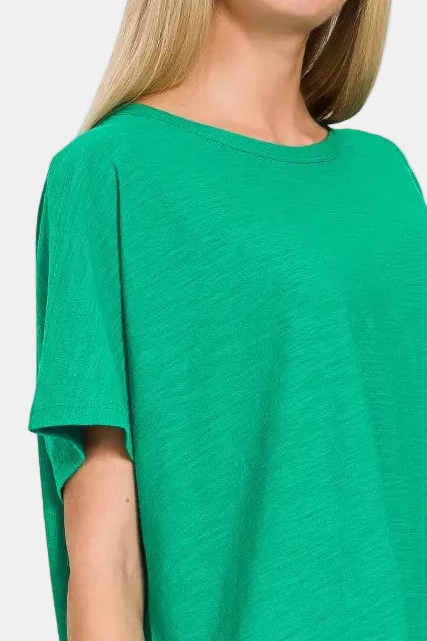 Slub Box Tee / K GREEN