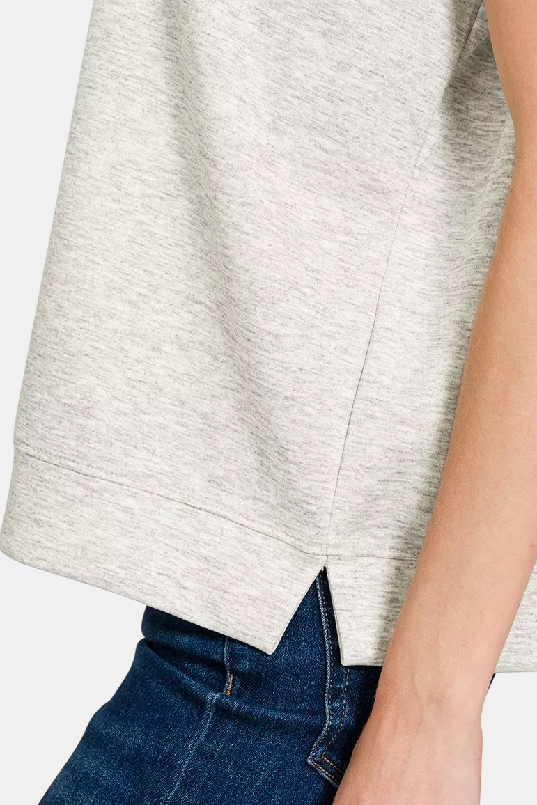 Scuba Short Sleeve Sweatshirt / DK GREEN