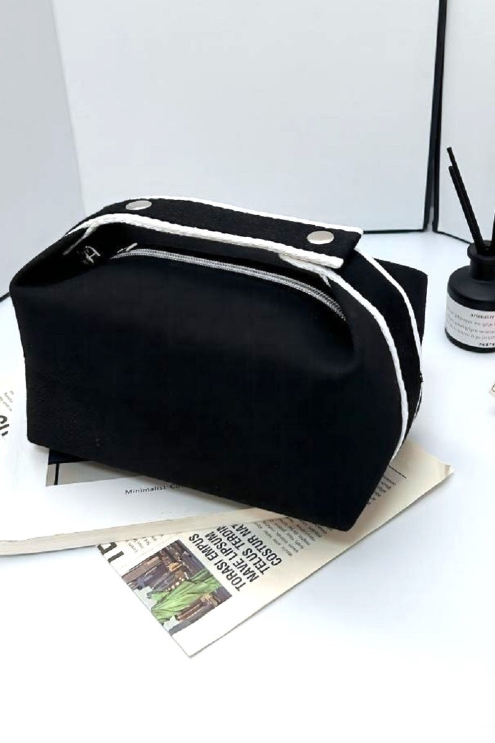 Bride a Brac Canvas Travel Cosmetic Pouch Bag