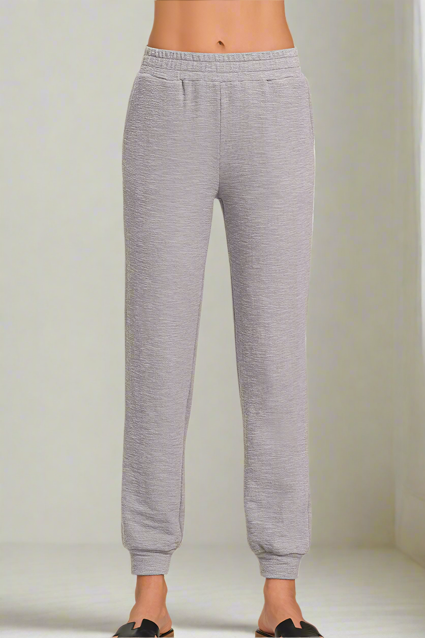 Cotton Slub Jogger Pants / SLEET