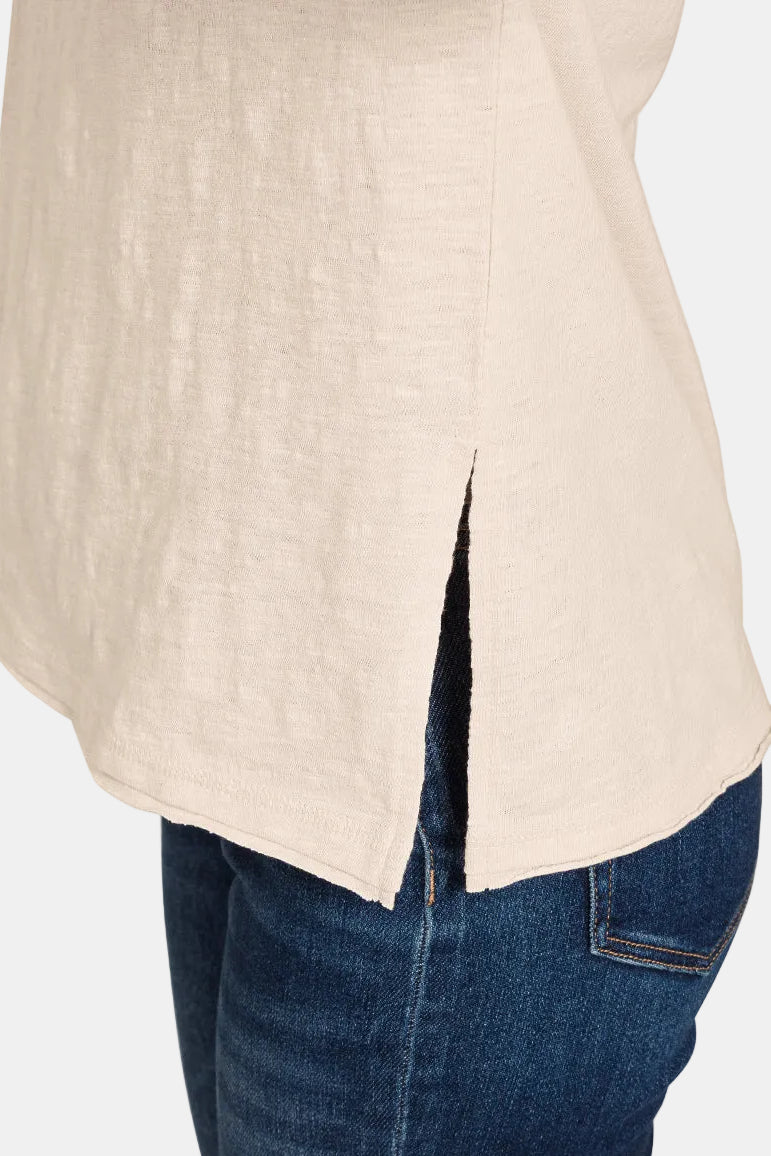 Cotton Slub Short Sleeve Tee / CABERNET