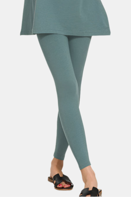 Cotton Round Neck Top & Legging Set / ASH JADE