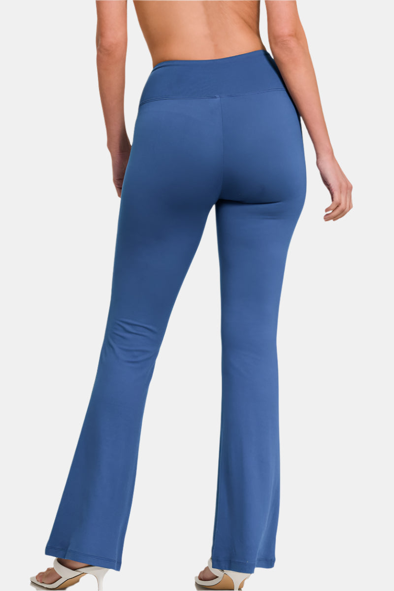 Buttery Soft Flare Leg High Waist Yoga Pants / DK BRUSH