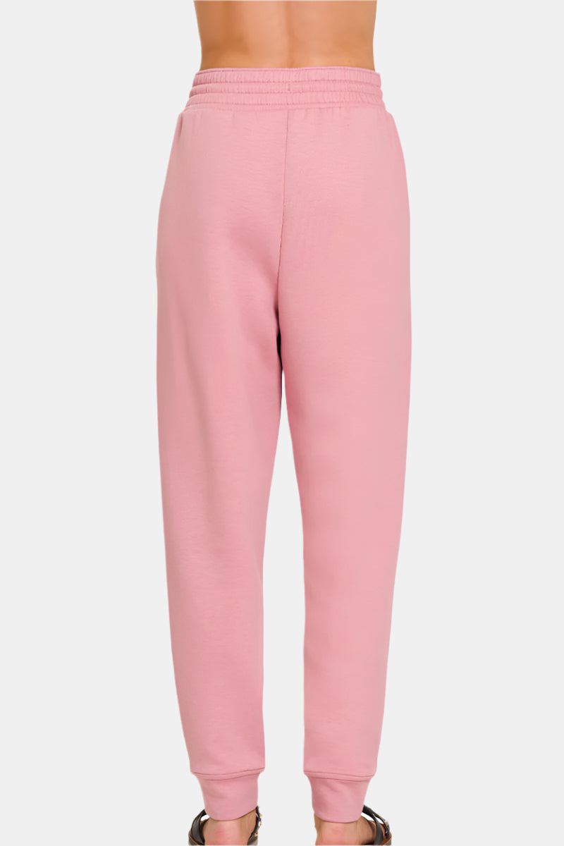 Scuba Sweatpants with Pockets / H BEIGE