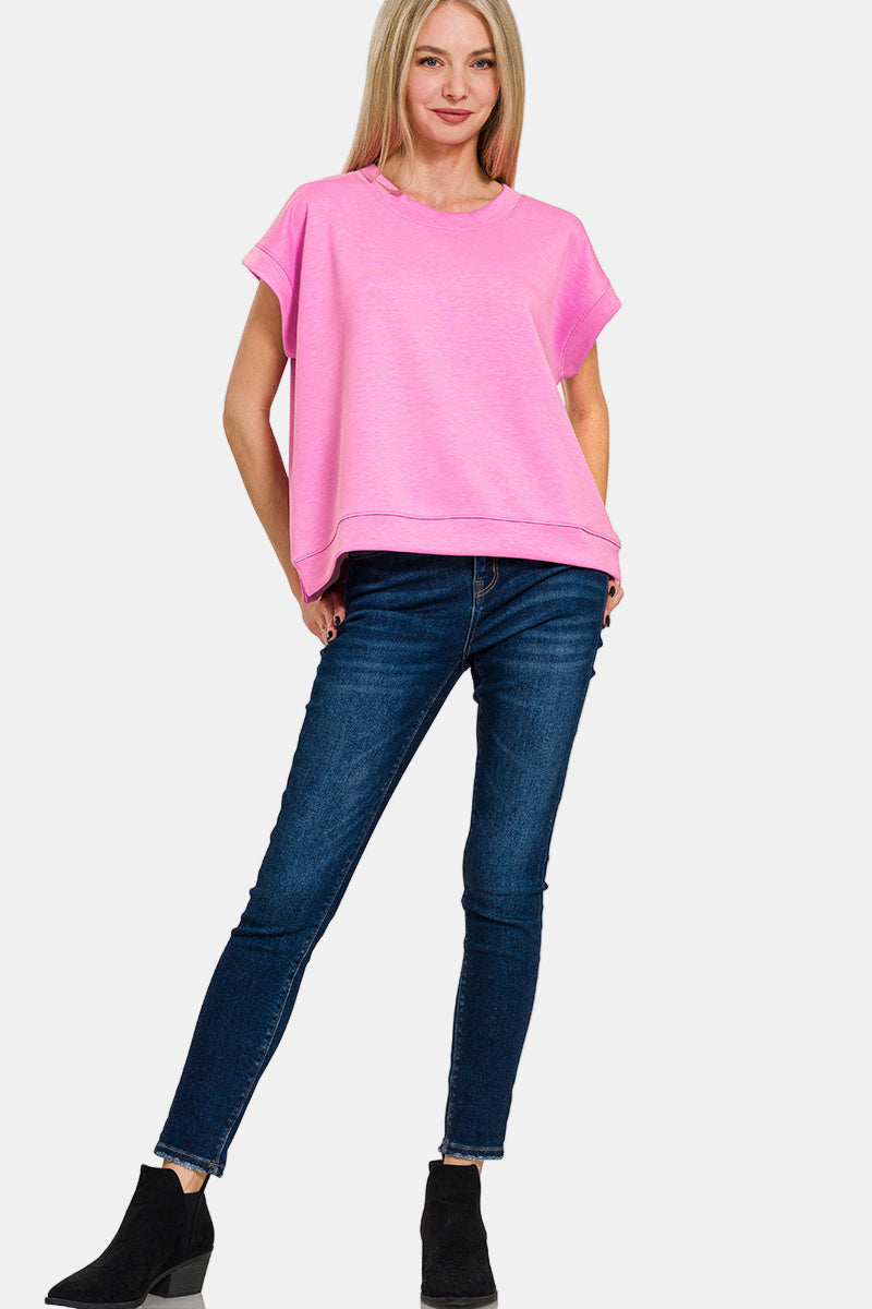 Scuba Short Sleeve Sweatshirt / H GREY