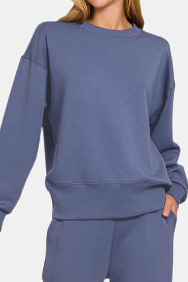 Scuba Crewneck Pullover & Joggers Set / BLUE INDIGO