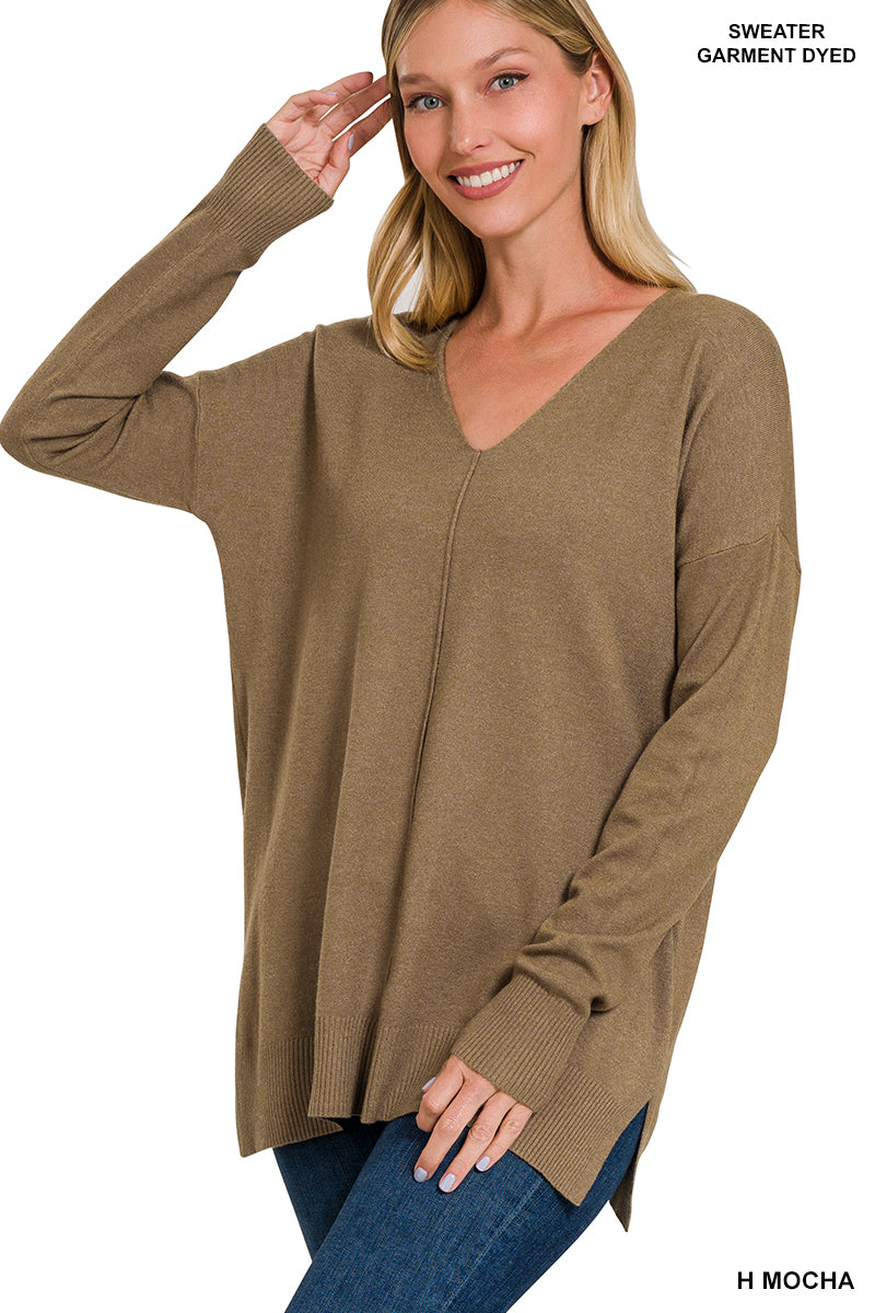 Viscose Front Seam Sweater