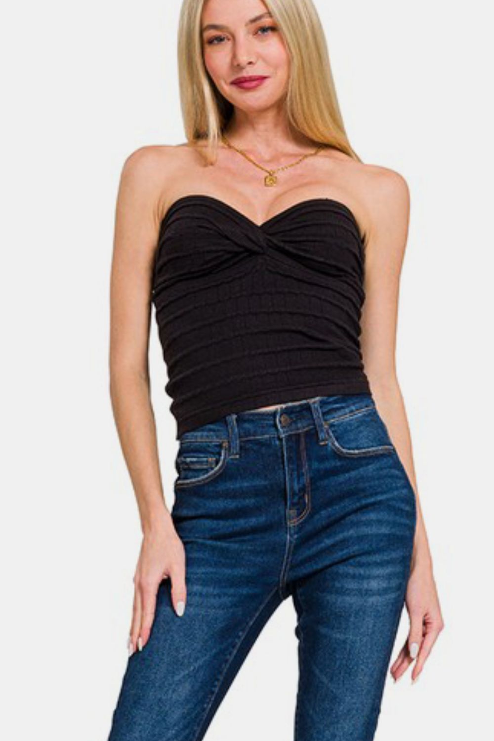 Viscose Sweater Tube Top