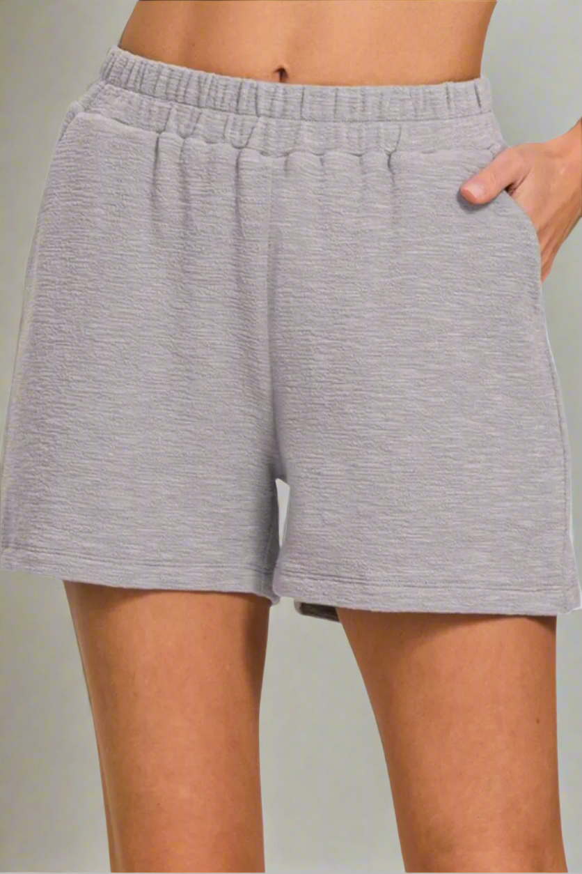 Cotton Slub Short Pants / SLEET