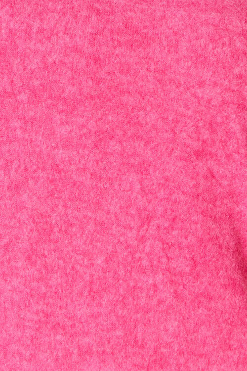 Brushed Melange Hacci Cowl Neck Sweater
