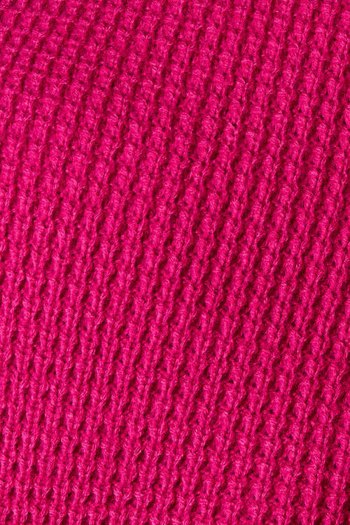 Low Gauge Waffle Open Cardigan Sweater