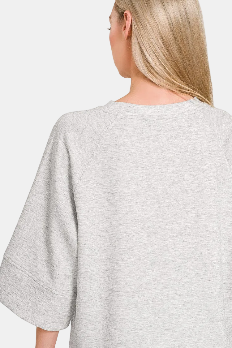 Scuba 3/4 Sleeve Pullover / H GREY