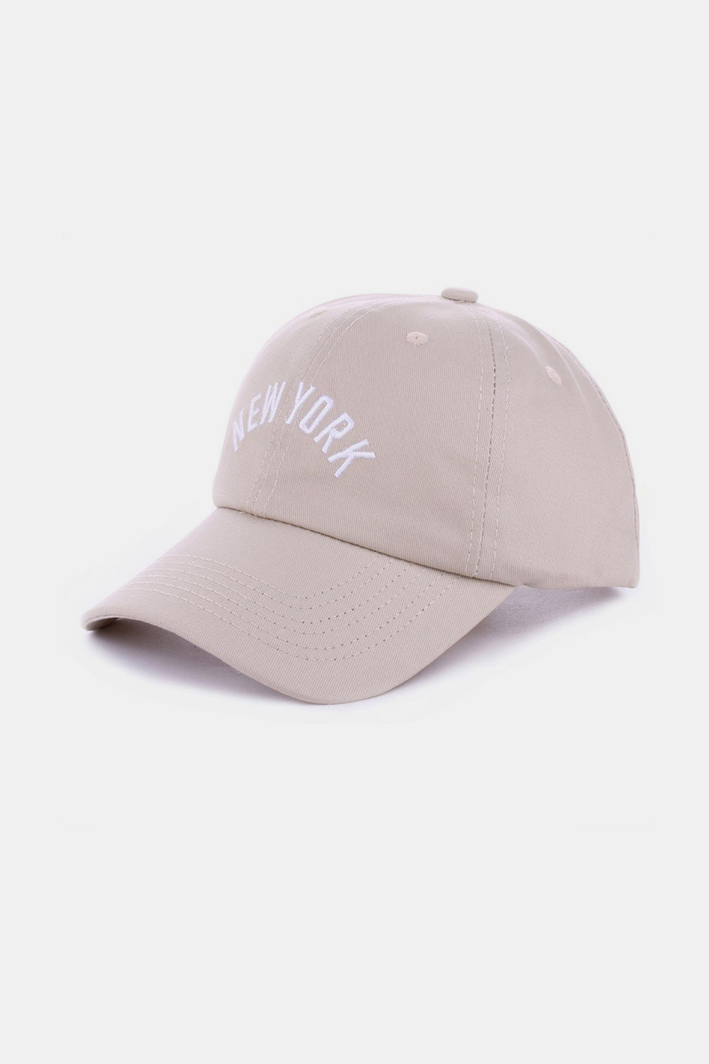 City Embroidered Cotton Baseball Cap
