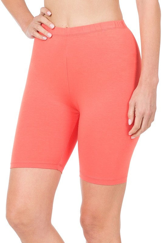 Premium Cotton Biker Shorts