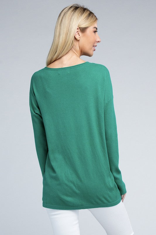 Viscose Front Pocket Sweater