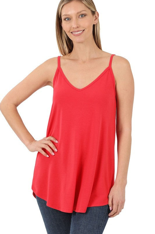Front and Back Reversible Spaghetti Cami