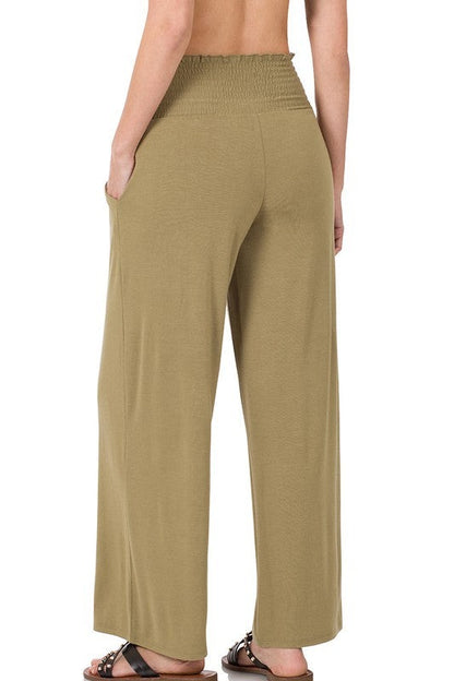 Smocked Waistband Lounge Pants