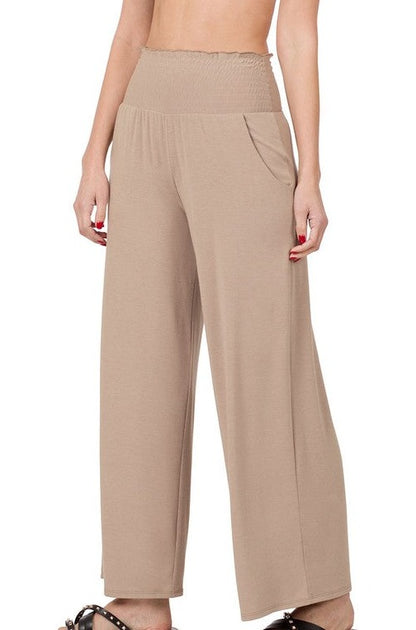 Smocked Waistband Lounge Pants