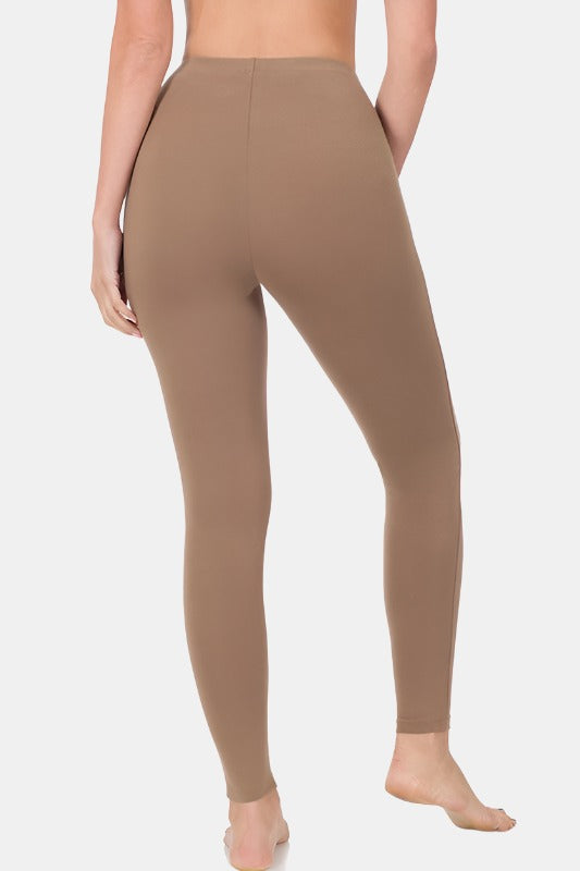 Better Cotton Full Length Leggings / DK RUST