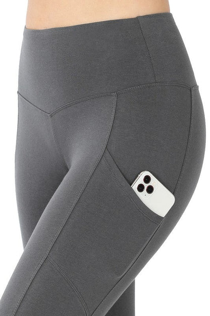 Better Cotton Wide Waistband Pocket Leggings