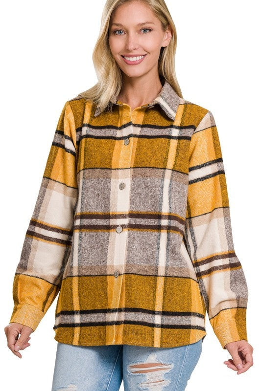 Yarn Dyed Plaid Shacket