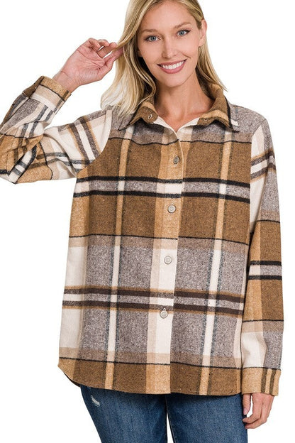 Yarn Dyed Plaid Shacket