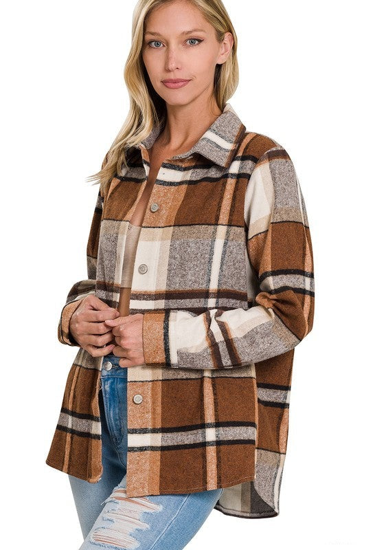 Yarn Dyed Plaid Shacket