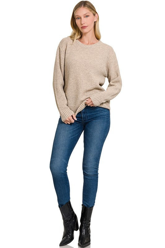 Round Neck Basic Sweater