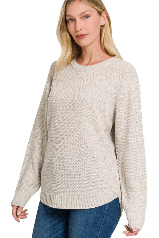 Round Neck Basic Sweater