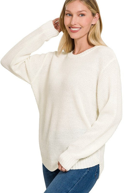 Round Neck Basic Sweater