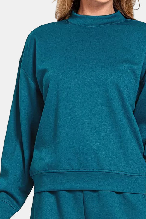 Scuba Pullover & Shorts Set / TEAL