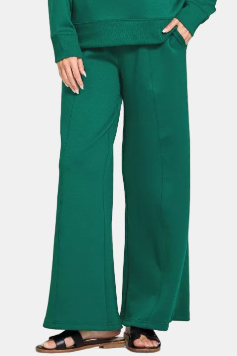 Scuba Collared Pullover & Pants Set / HUNTER GREEN
