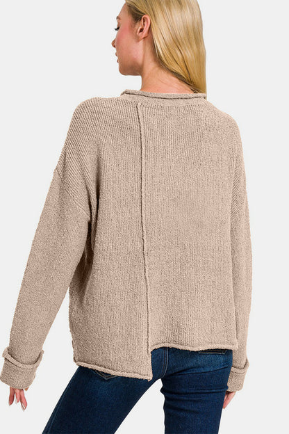 Asymmetric Hem Sweater