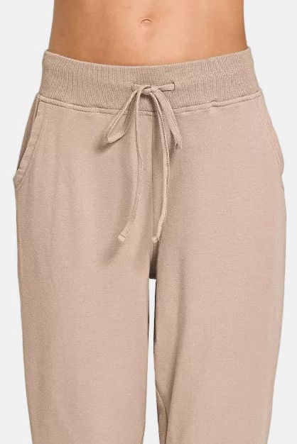 Cotton Jogger Pants / ASH MOCHA