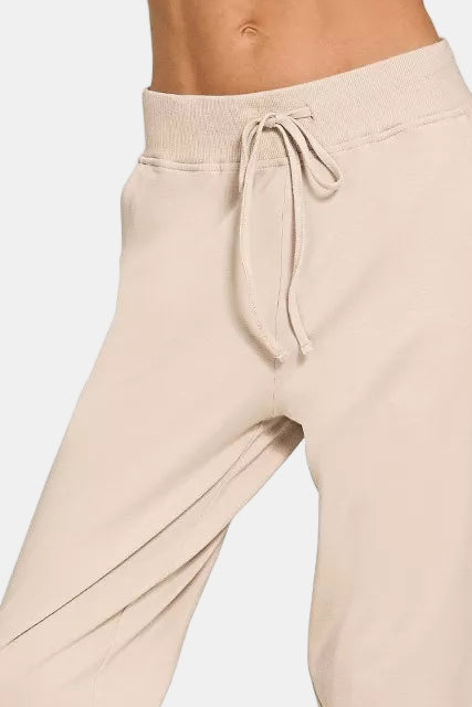 Cotton Jogger Pants / SAND BEIGE