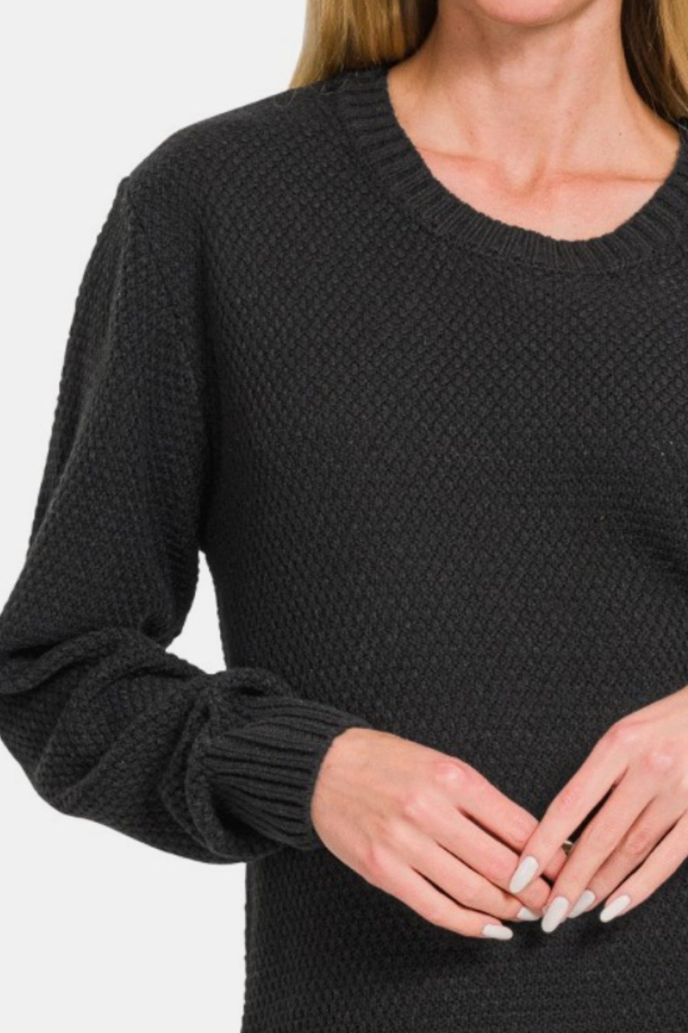 Round Neck Basic Sweater