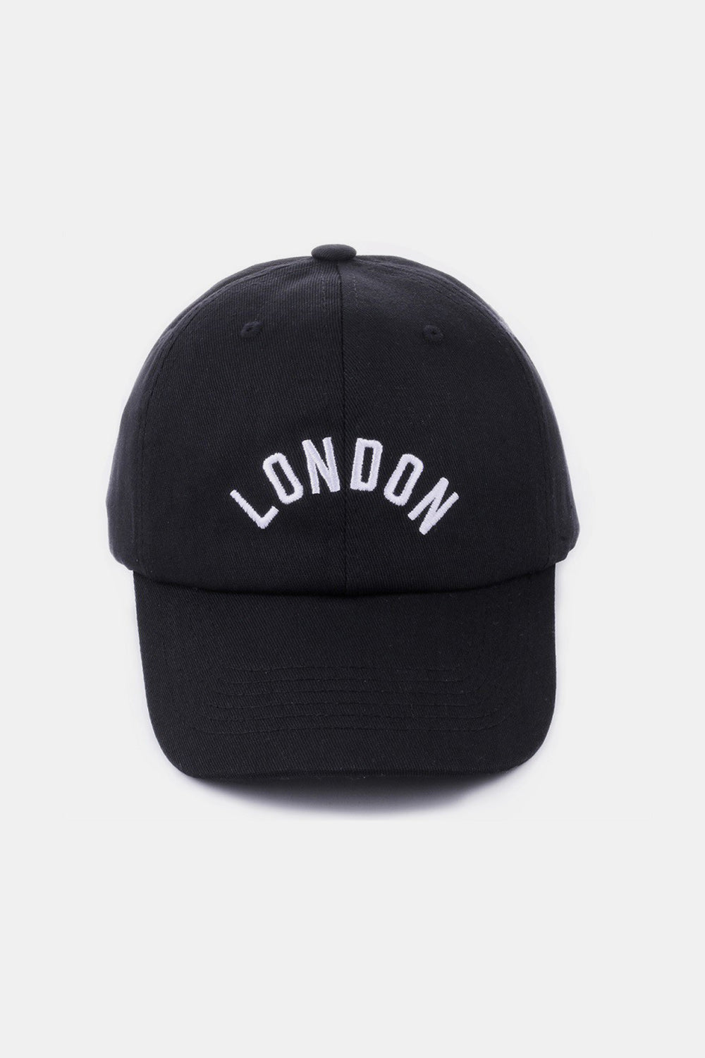City Embroidered Cotton Baseball Cap