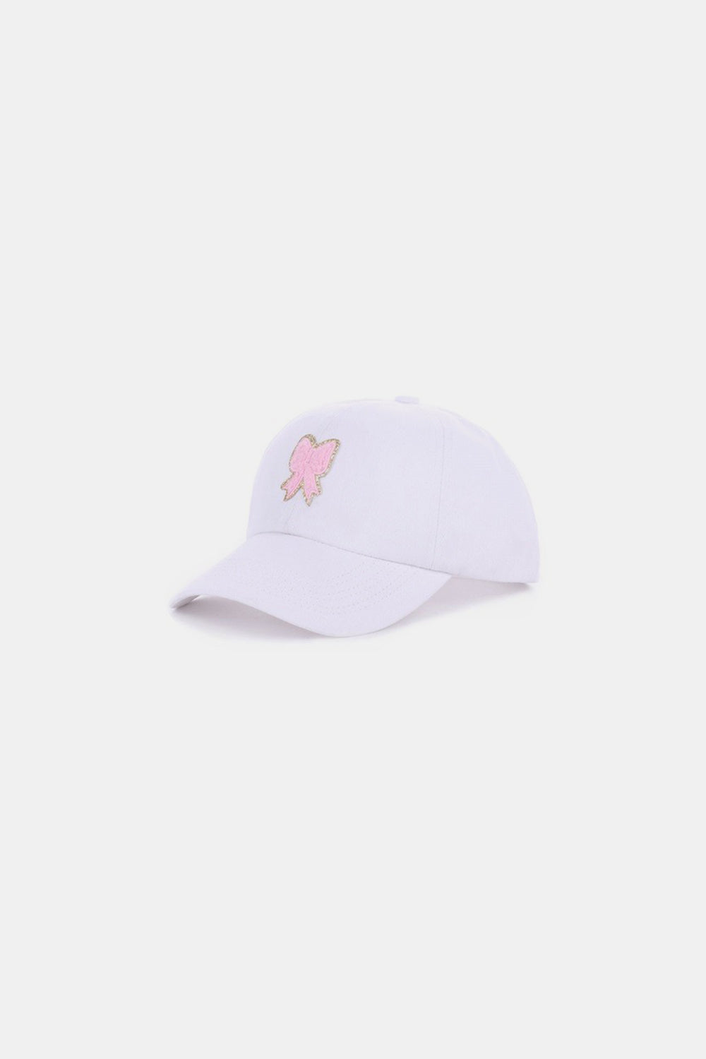 Ribbon Bow Chenille Patch Baseball Cap Hat
