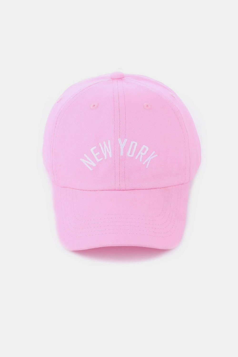 City Embroidered Cotton Baseball Cap