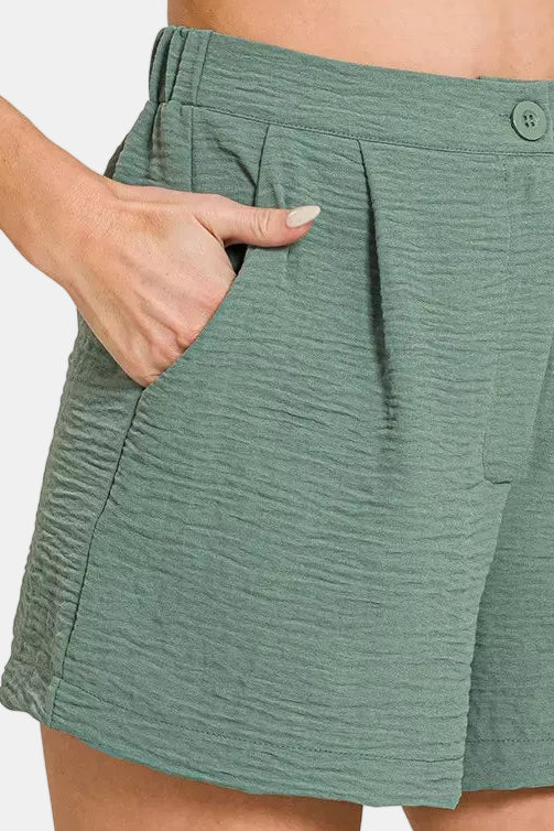 Woven Airflow Short Pants / ASH JADE