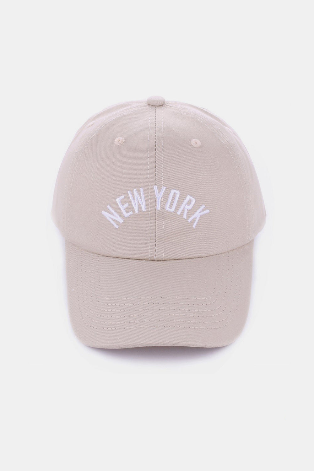 City Embroidered Cotton Baseball Cap