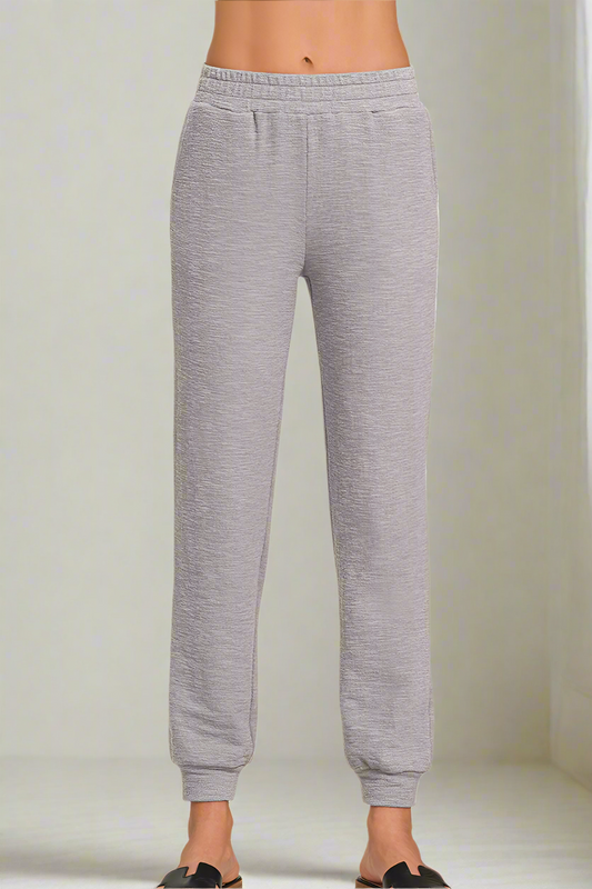 Cotton Slub Jogger Pants / SLEET
