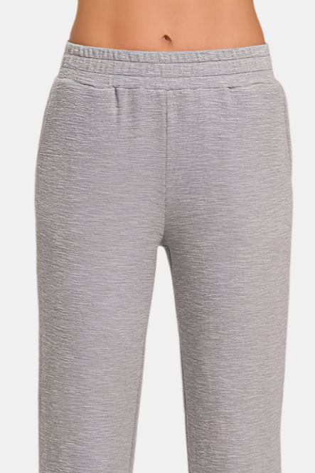Cotton Slub Jogger Pants / SLEET