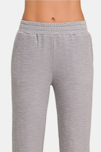 Cotton Slub Jogger Pants / SLEET