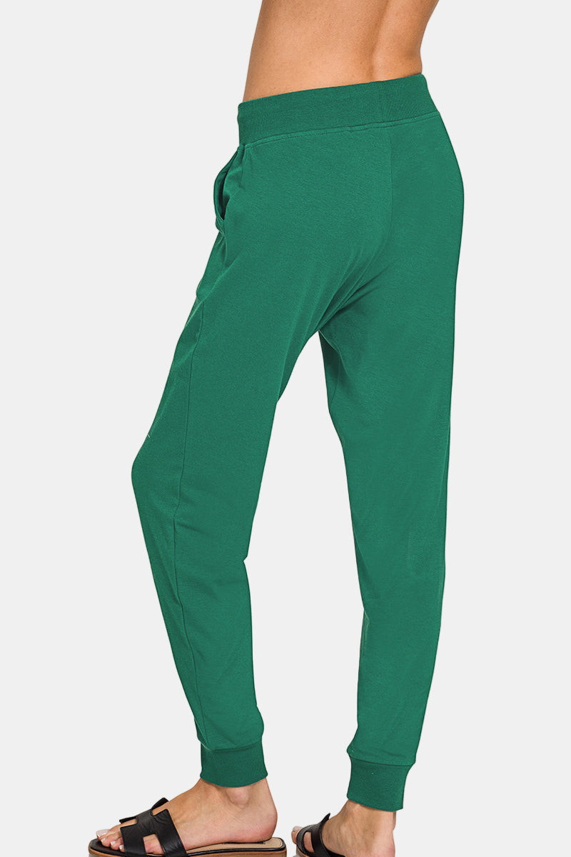 Cotton Jogger Pants / DUSTY BLUE