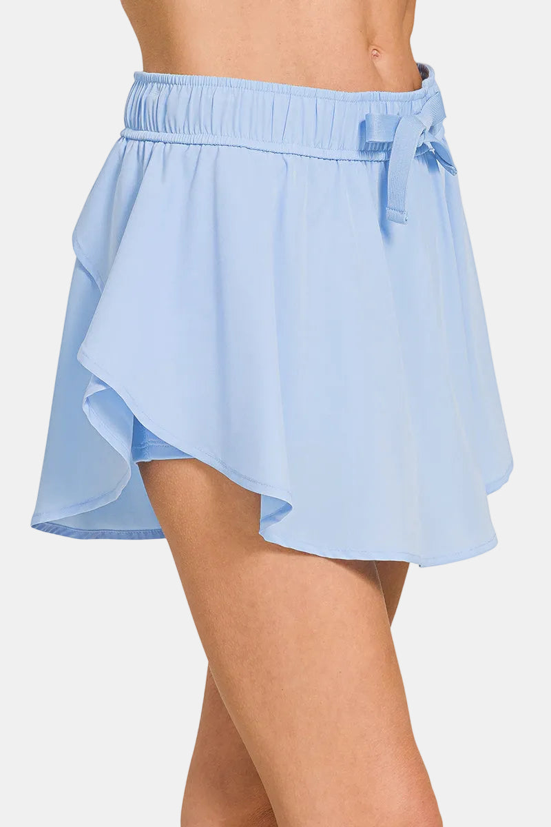 Soft Woven Active Skort / LT BLUE