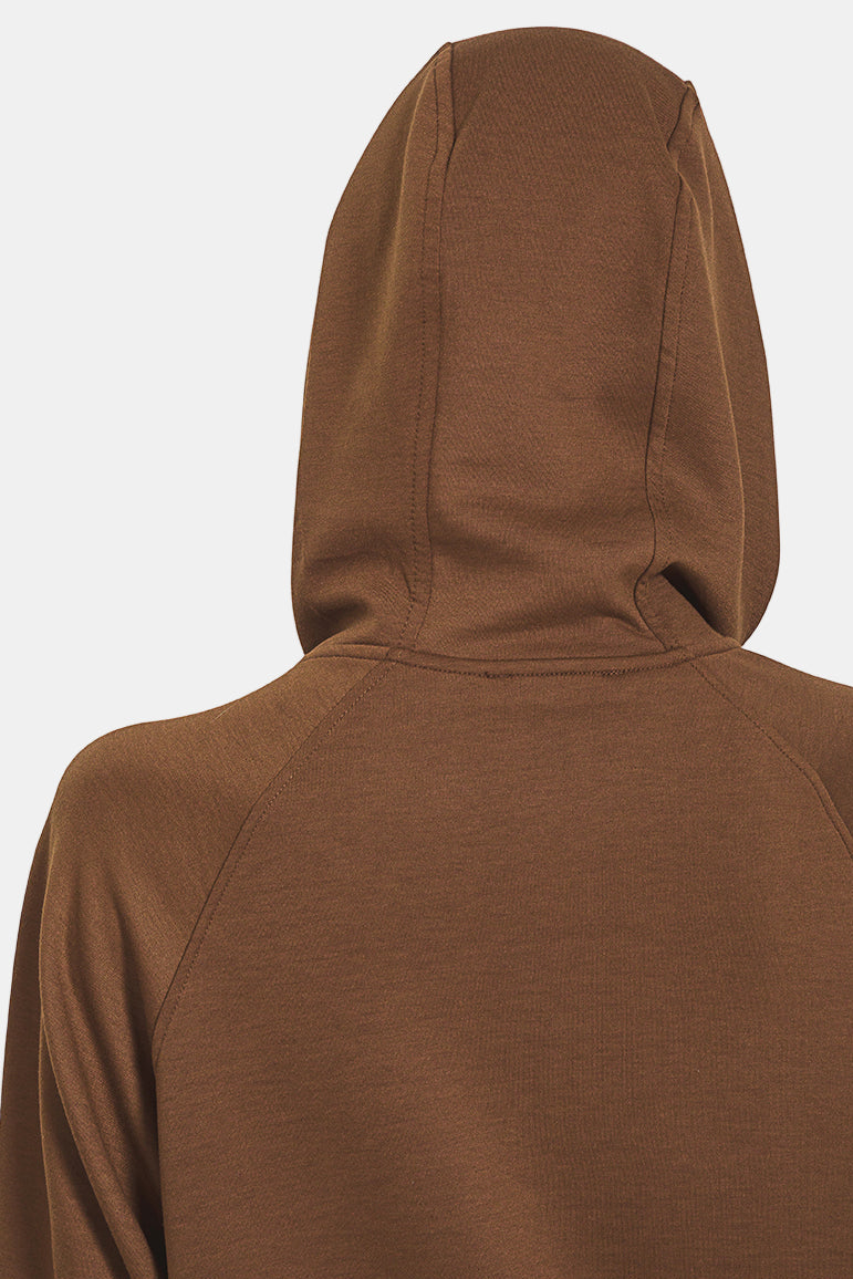 Soft Scuba Full Zip Hoodie Jacket / BLACK