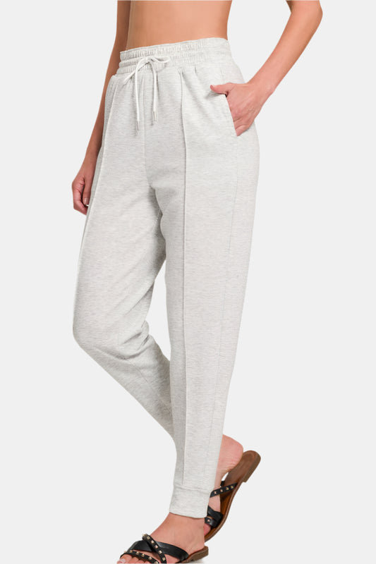 Scuba Sweatpants with Pockets / H GREY