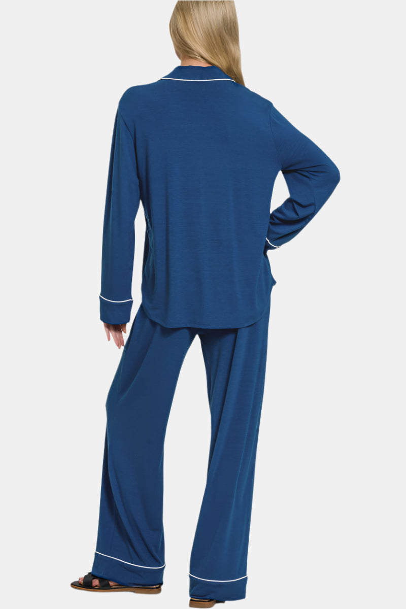 Poly Rayon Span Pajama Set / ASH JADE